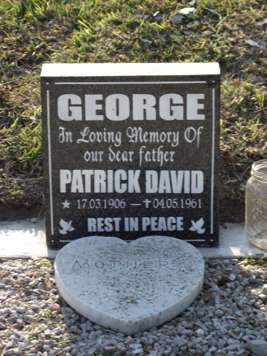 GEORGE Patrick David 1906-1961