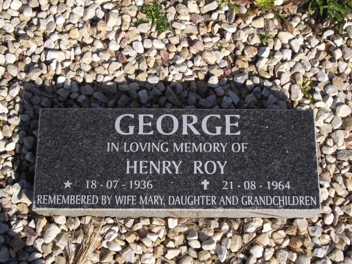 GEORGE Henry Roy 1936-1964