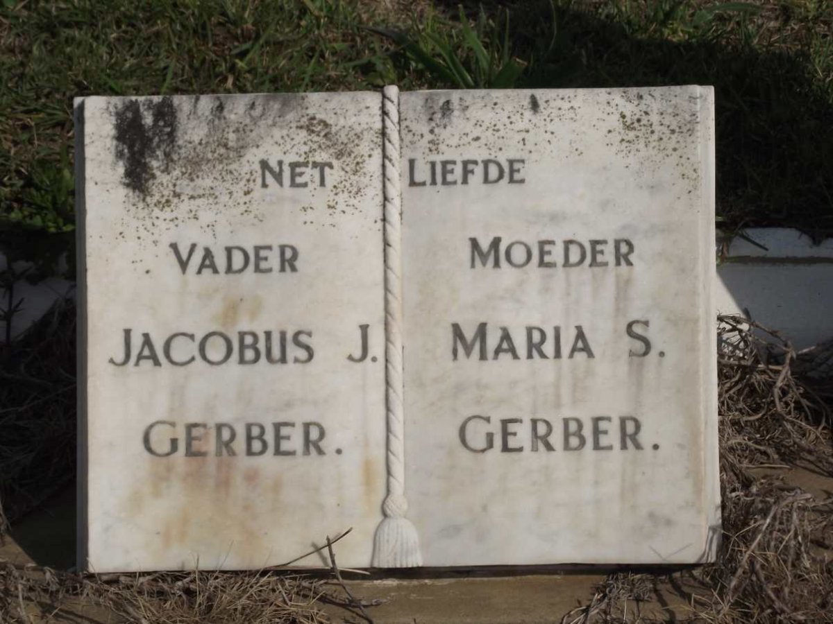 GERBER Jacobus J. &amp; Maria S.