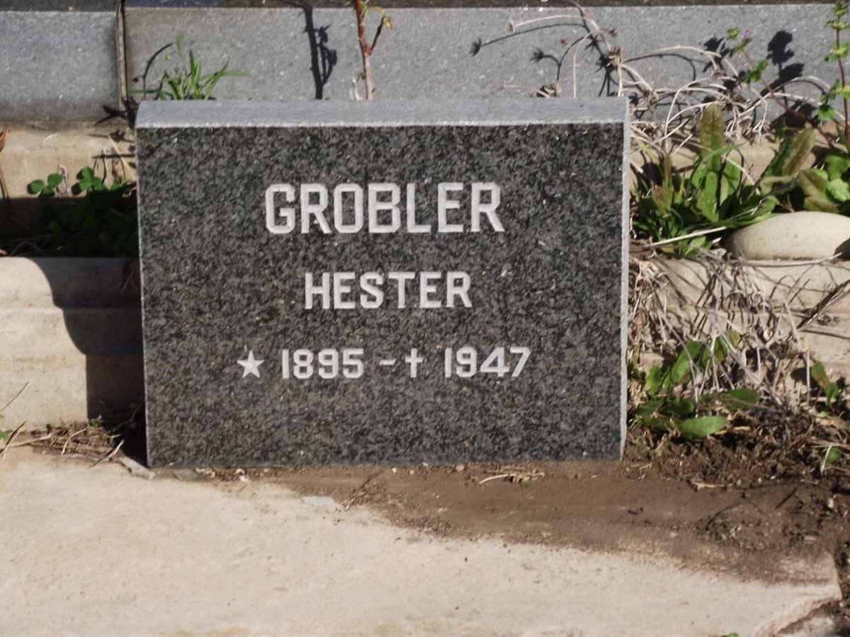 GROBLER Hester 1895-1947