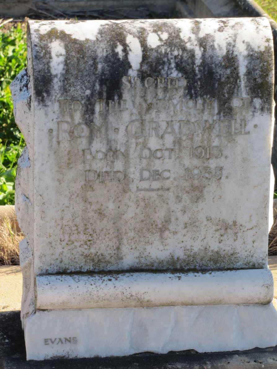 GRADWELL Roy 1913-1935