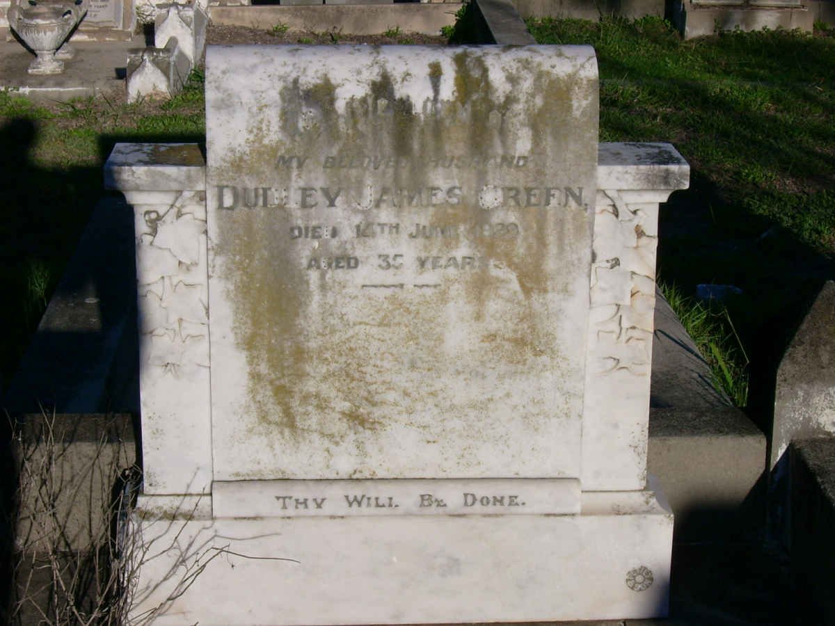 GREEN Dudley James -1929