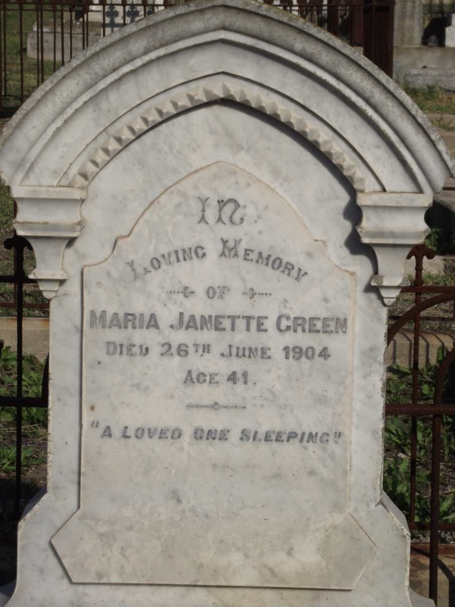 GREEN Maria Janette -1904