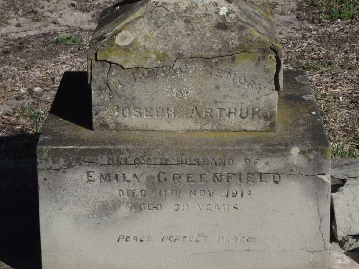 GREENFIELD Joseph Arthur -1914