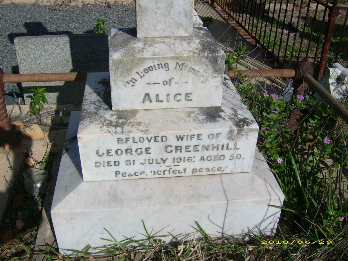 GREENHILL Alice -1916