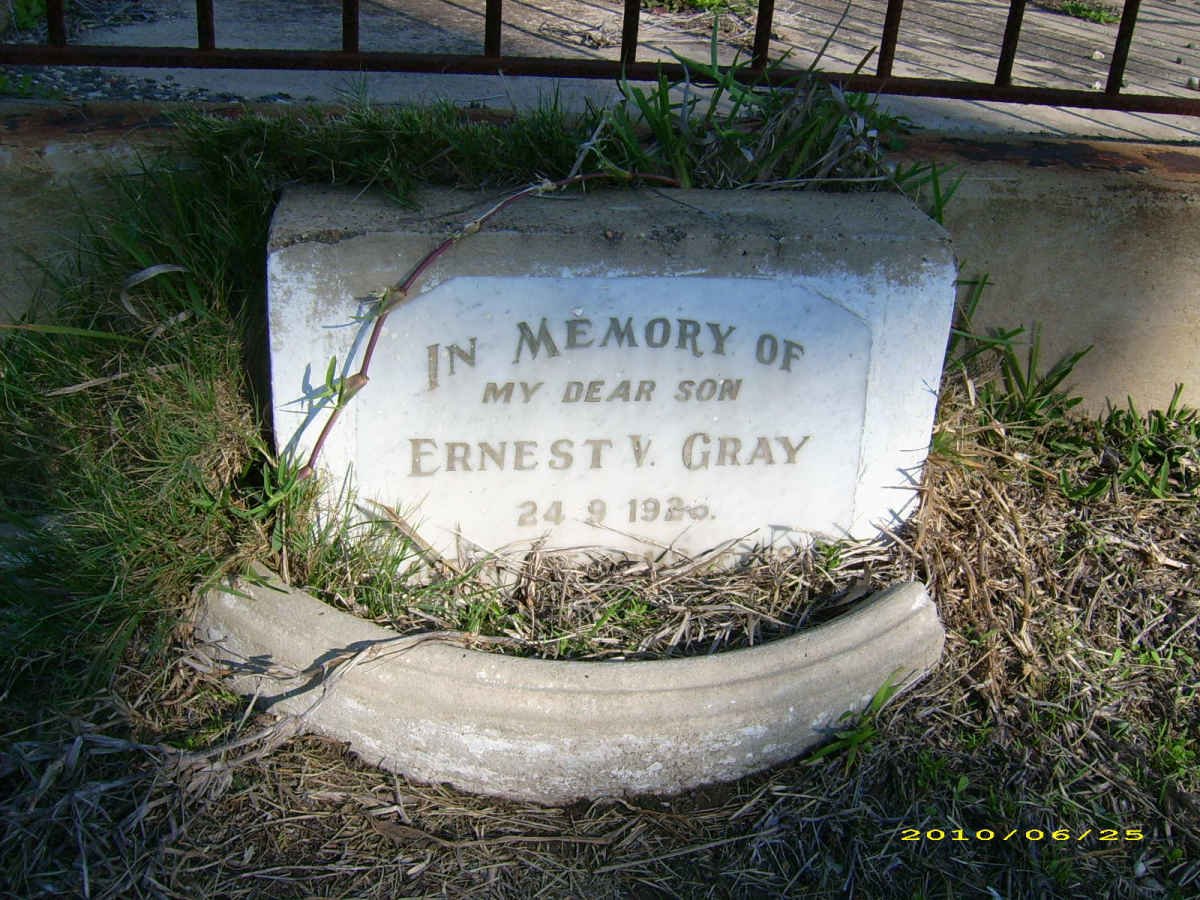 GRAY Ernest V. -1926