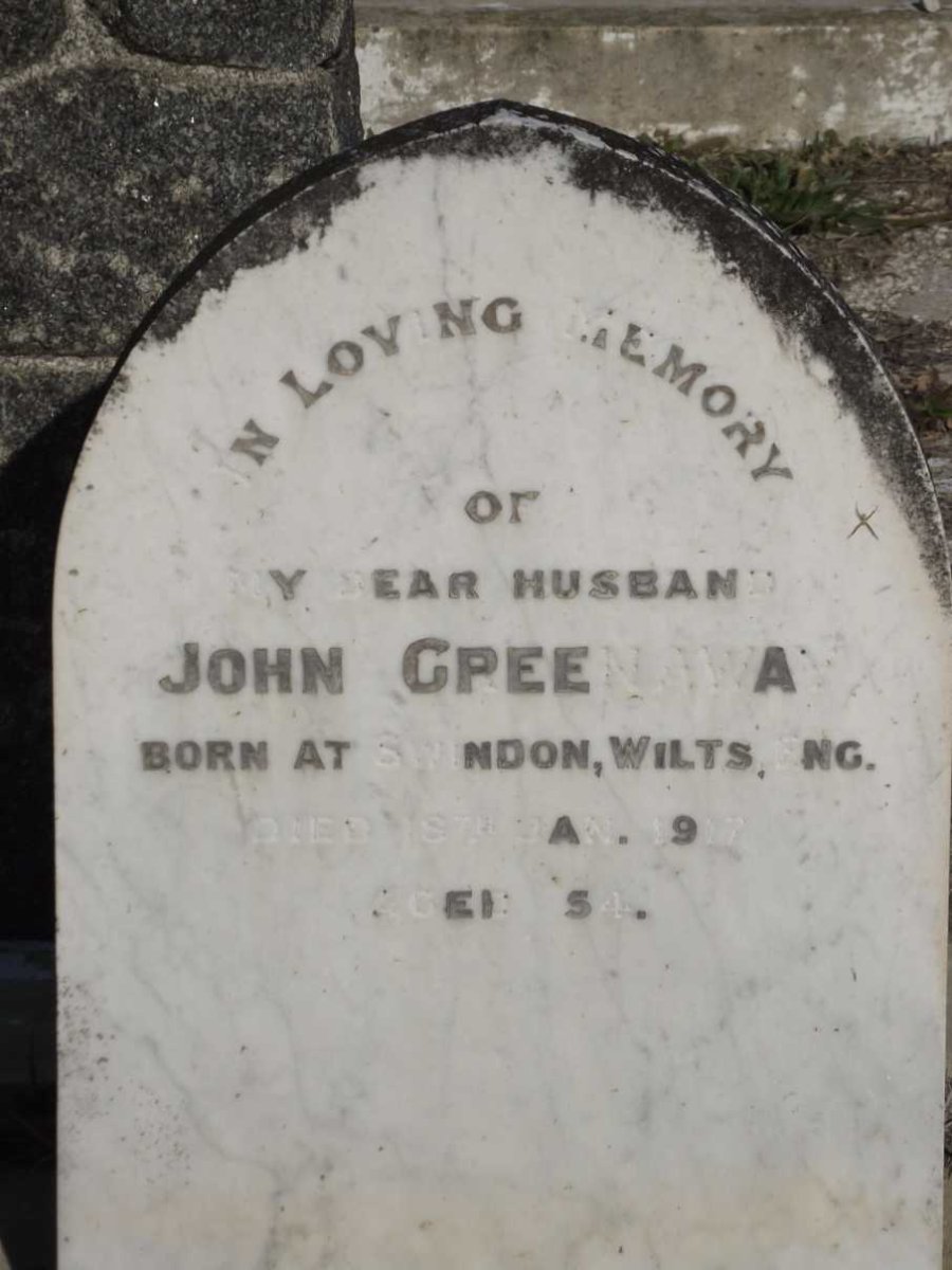 GREENAWAY John -1917