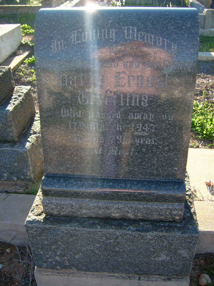 GRIFFITHS Harry Ernest -1947