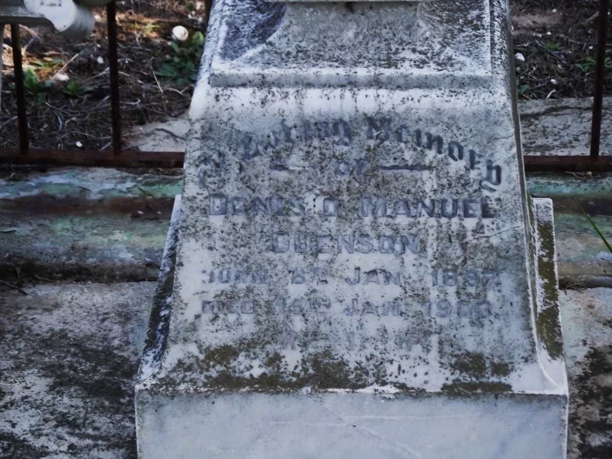 GUENSON Denisio Manuel 1897-1903