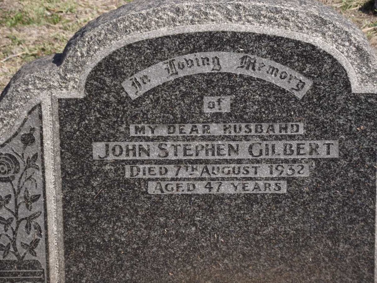 GILBERT John Stephen -1932