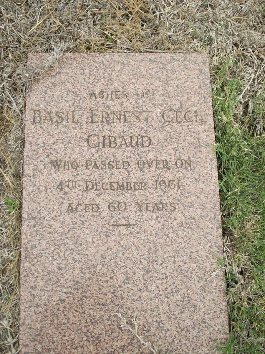 GIBAUD Basil Ernest Cecil -1961