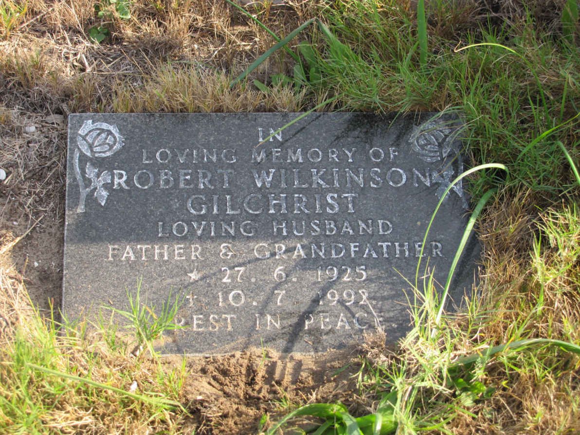 GILCHRIST Robert Wilkenson 1925-1992