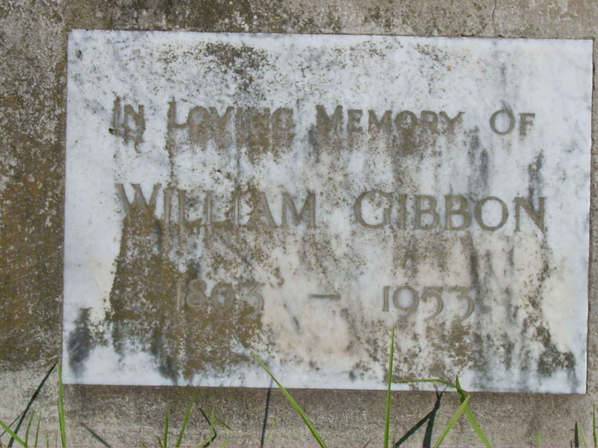 GIBBON William 1893-1953