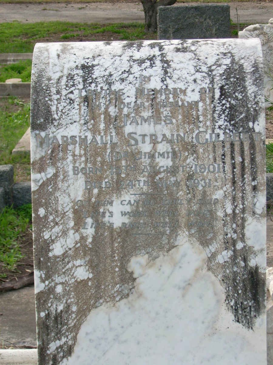 GILBERT James Marshall Strain 1901-1931