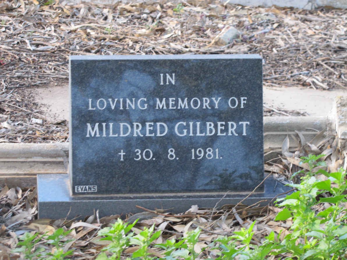 GILBERT Mildred -1981