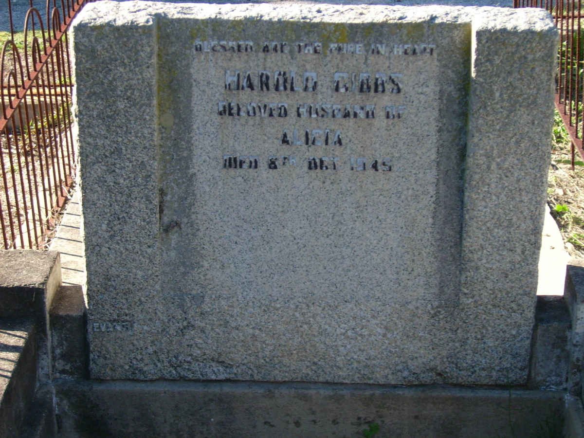 GIBBS Harold -1945