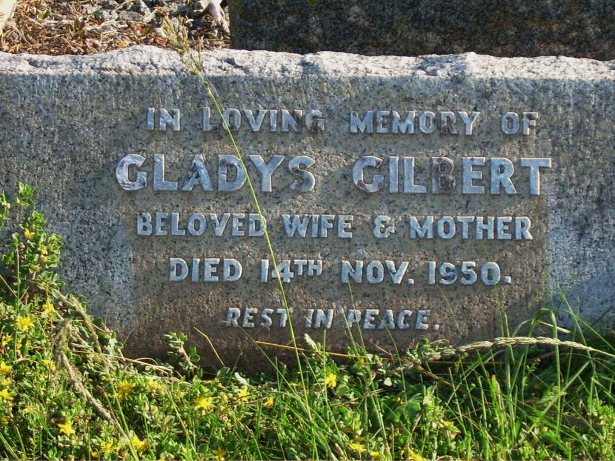 GILBERT Gladys -1950