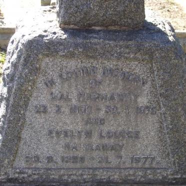 HARRAWAY Lal 1900-1975 :: HARRAWAY Evelyn Louise 1899-1977