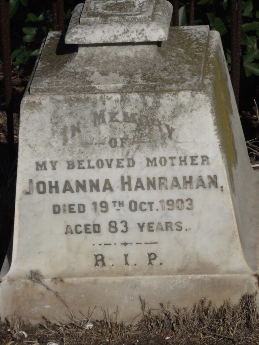 HANRAHAN Johanna -1903
