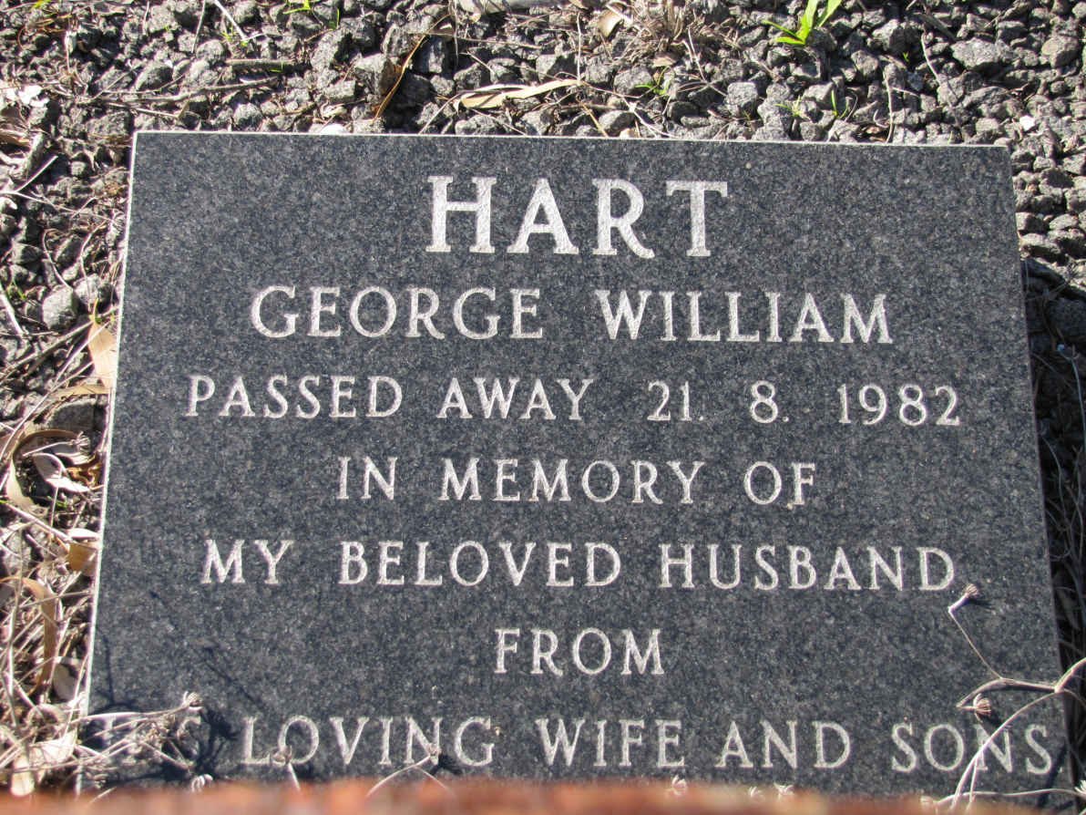 HART George William -1982