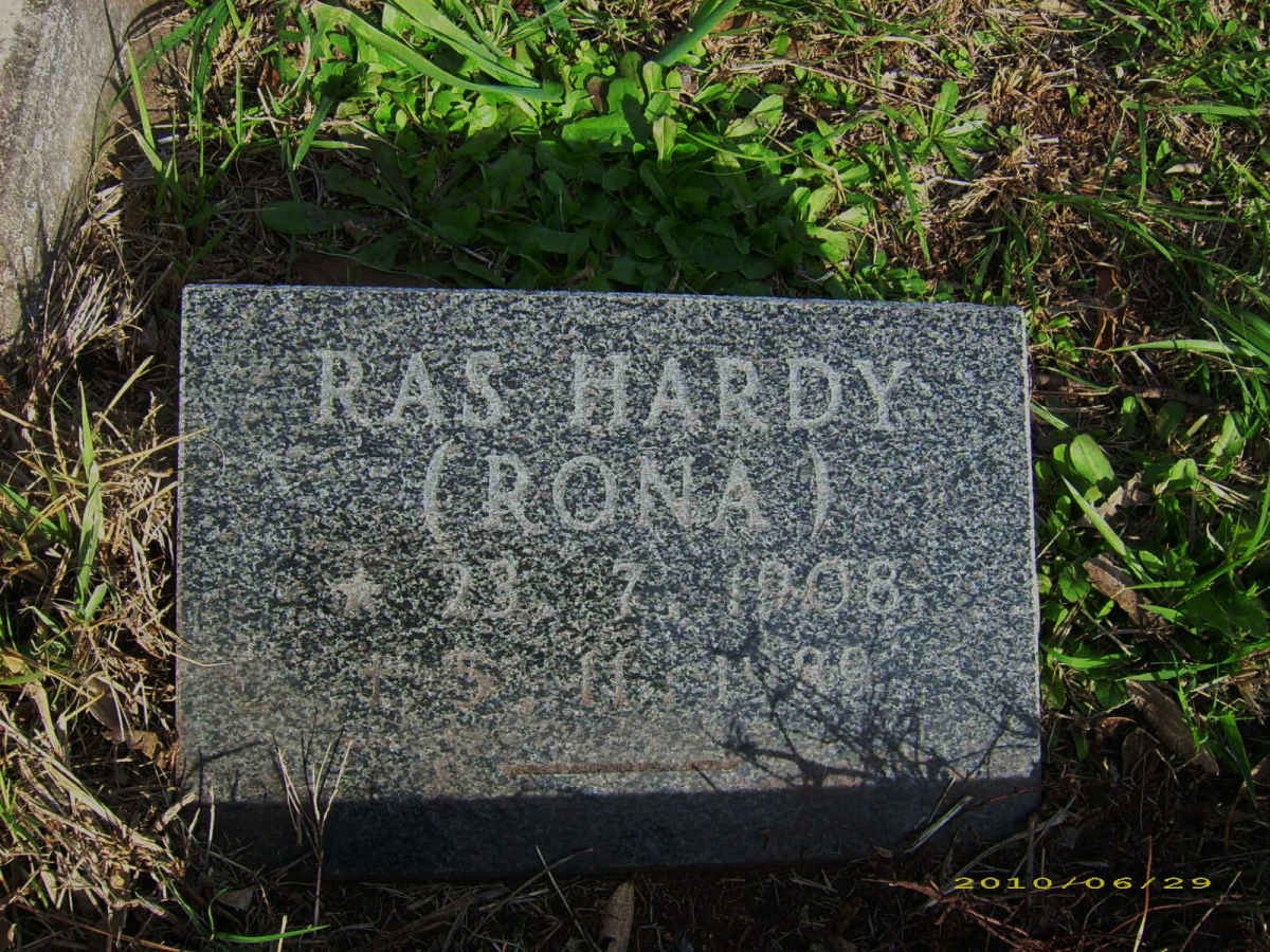 HARDY Ras 1908-1989