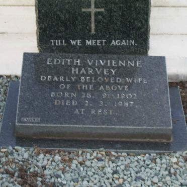 HARVEY Edith Vivienne 1902-1987