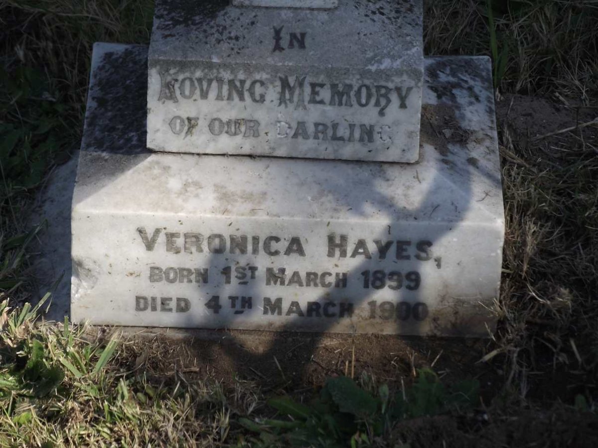 HAYES Veronica 1899-1900