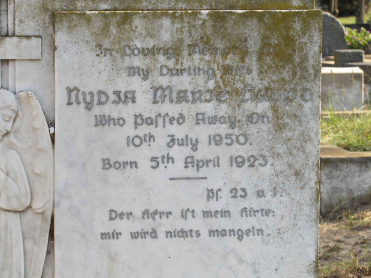 HAUPT Nydia Marie 1923-1950