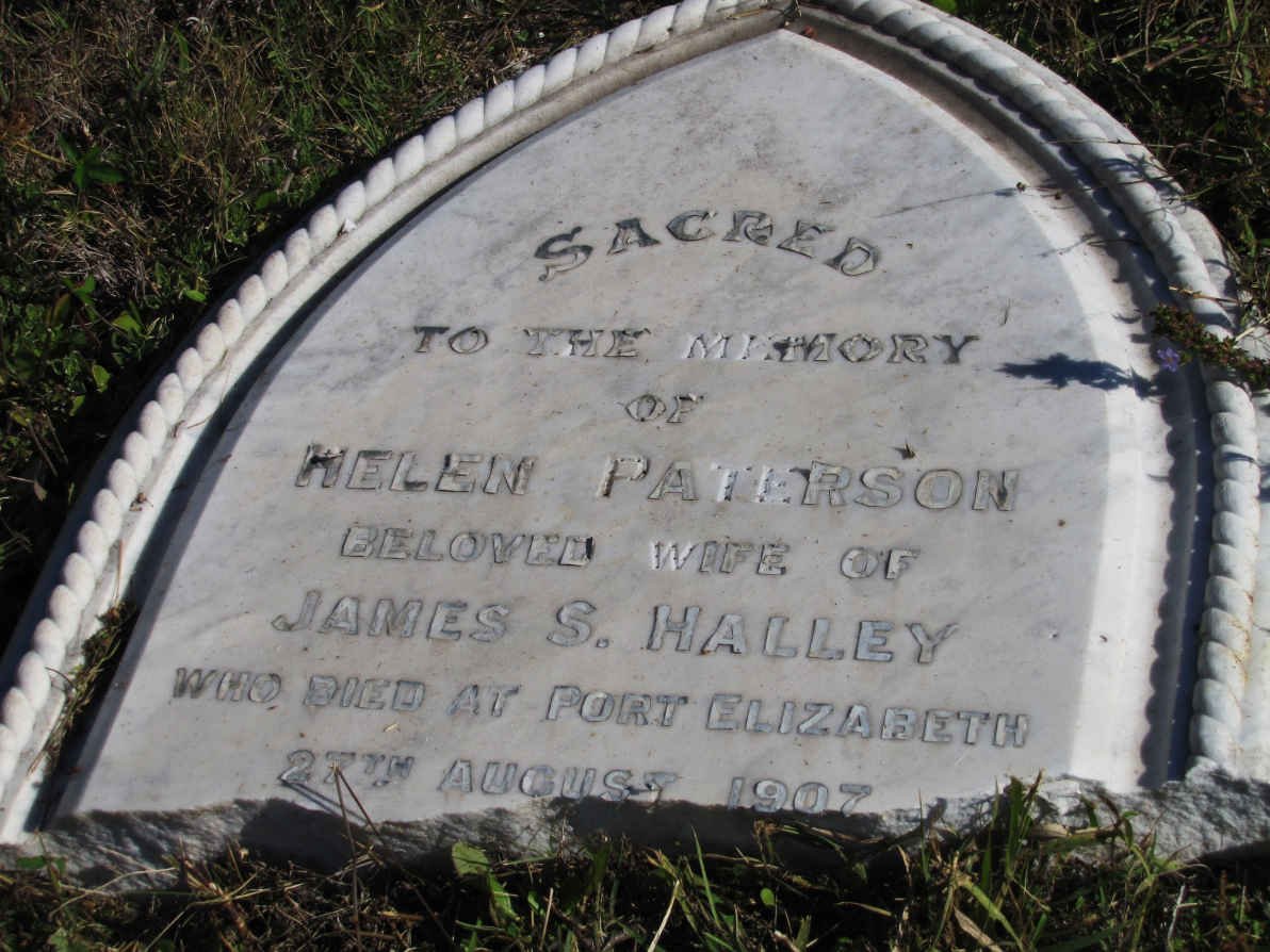 HALLEY Helen Paterson -1907
