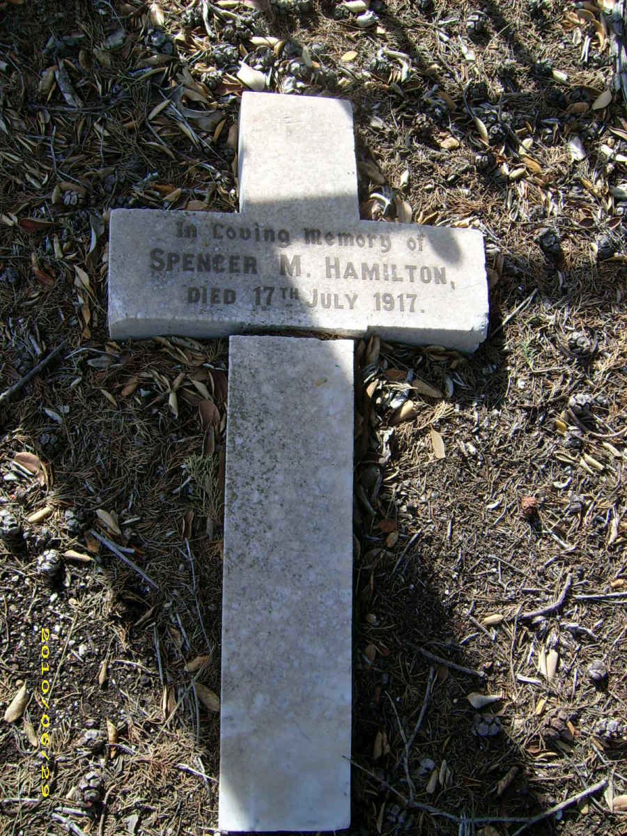 HAMILTON Spencer M. -1917