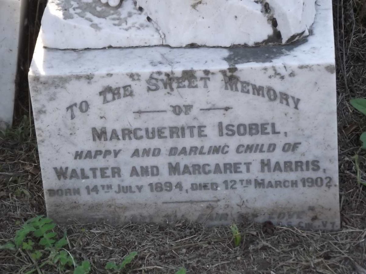 HARRIS Marguerite Isobel 1894-1902