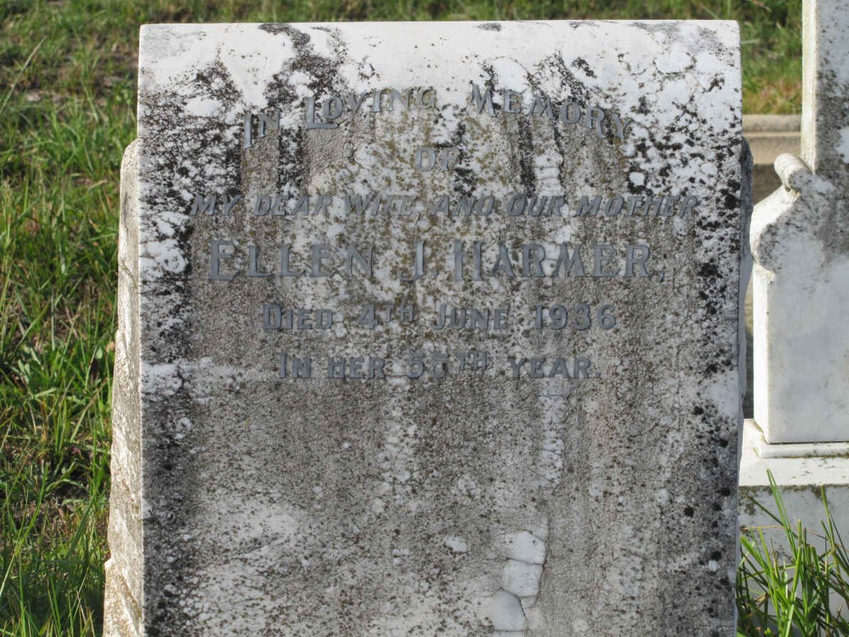 HARMER Ellen J. -1936
