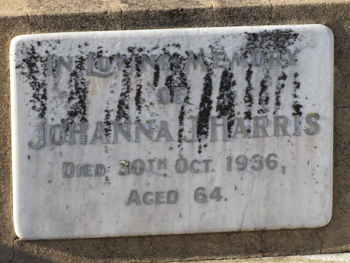 HARRIS Johanna J. -1936