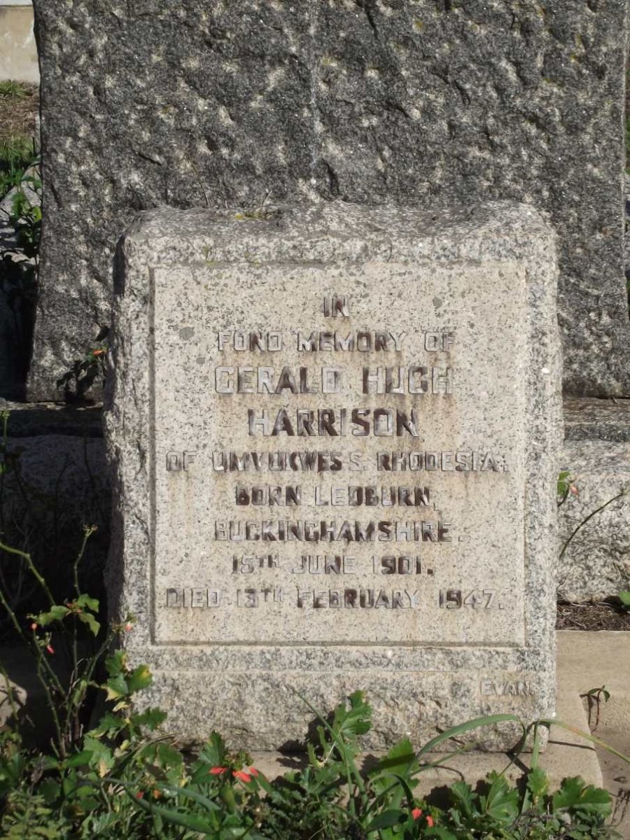 HARRISON Gerald Hugh 1901-1947