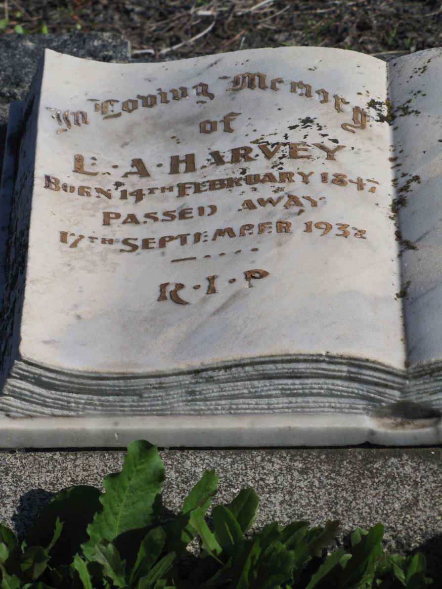 HARVEY L.A. 1847-1932