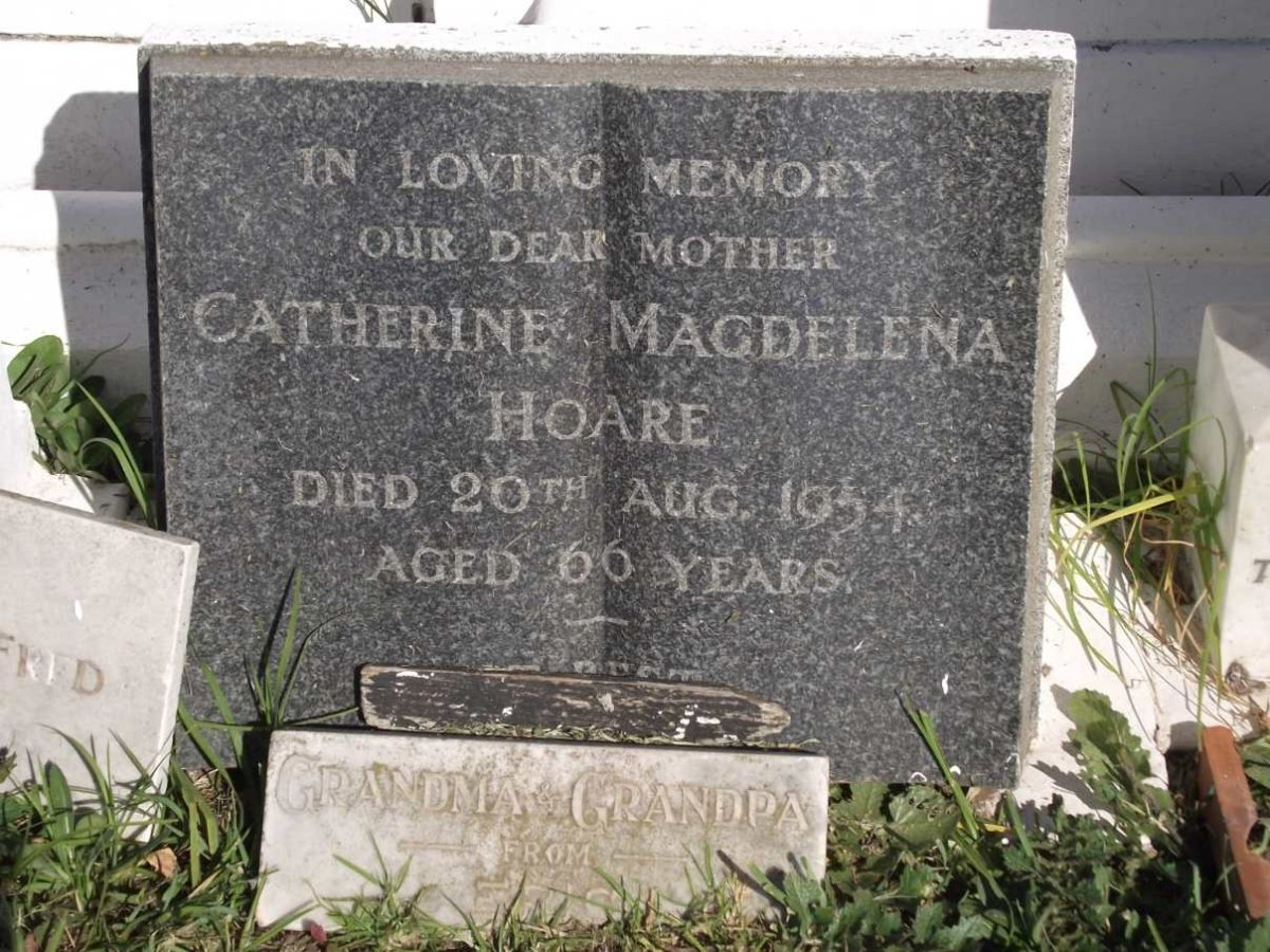 HOARE Catherine Magdelena -1954