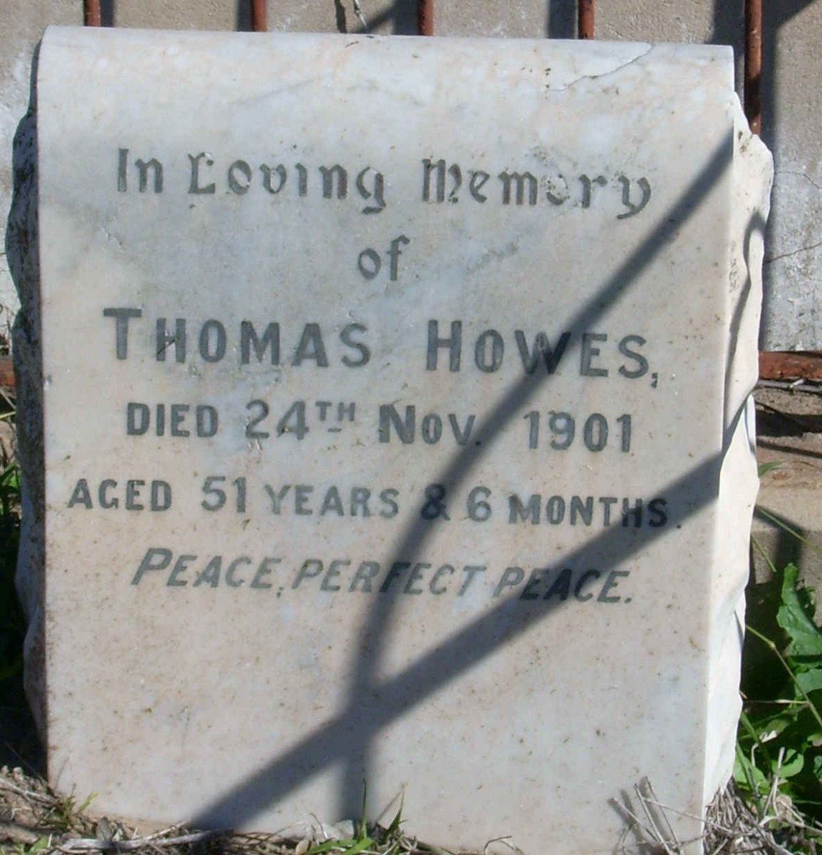 HOWES Thomas -1901