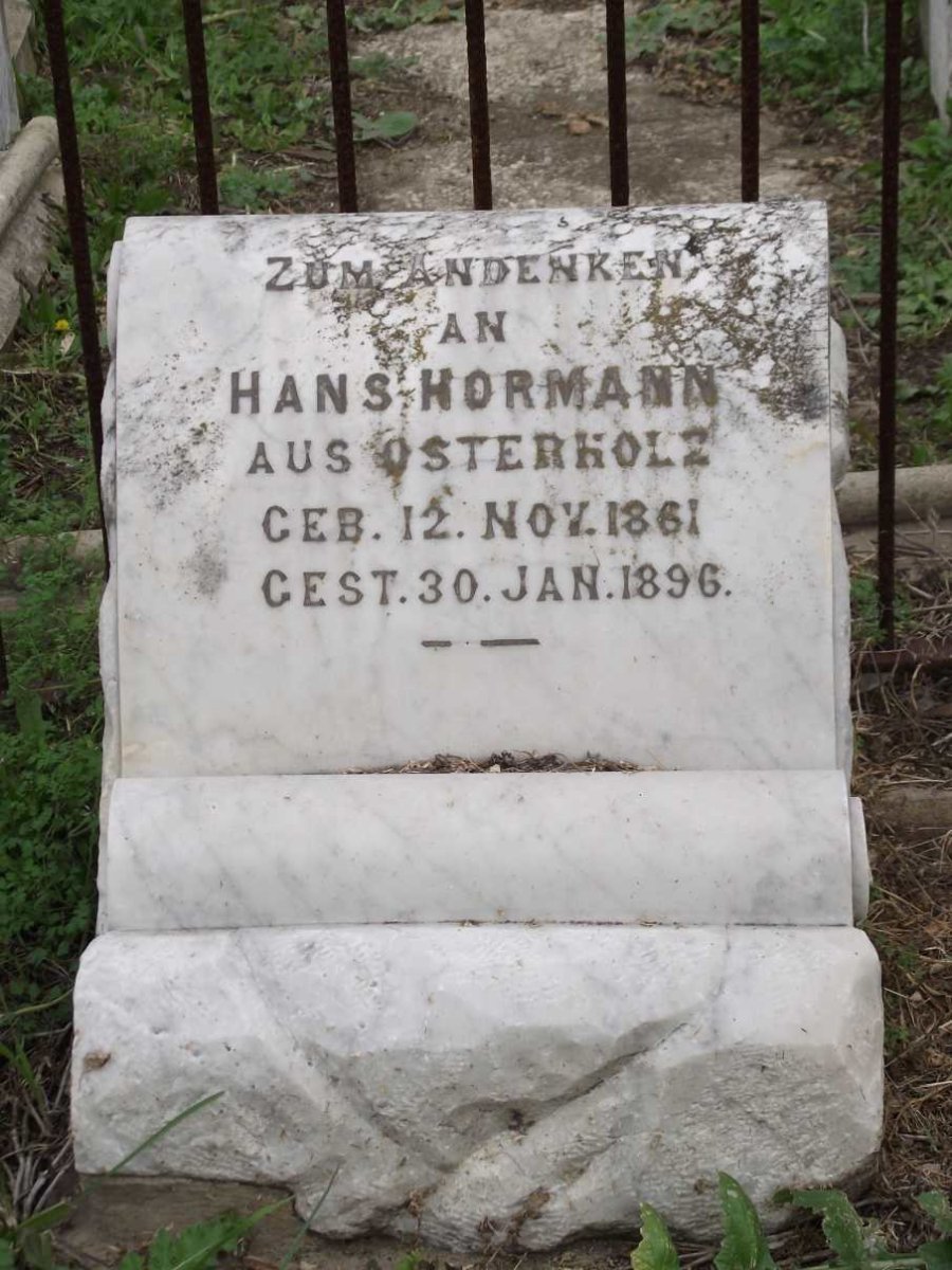 HORMANN Hans 1861-1896