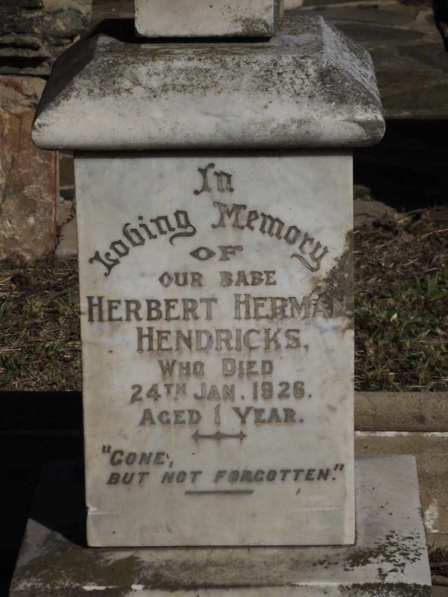 HENDRICKS Herbert Herman -1926