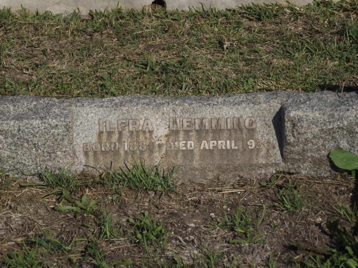 HEMMING Ilfra 1885-1936
