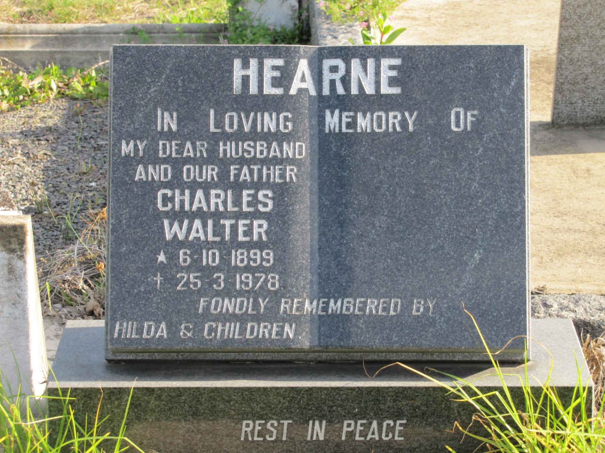 HEARNE Charles Walter 1899-1978