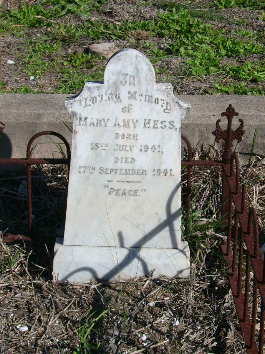 HESS Mary Amy 1901-1901