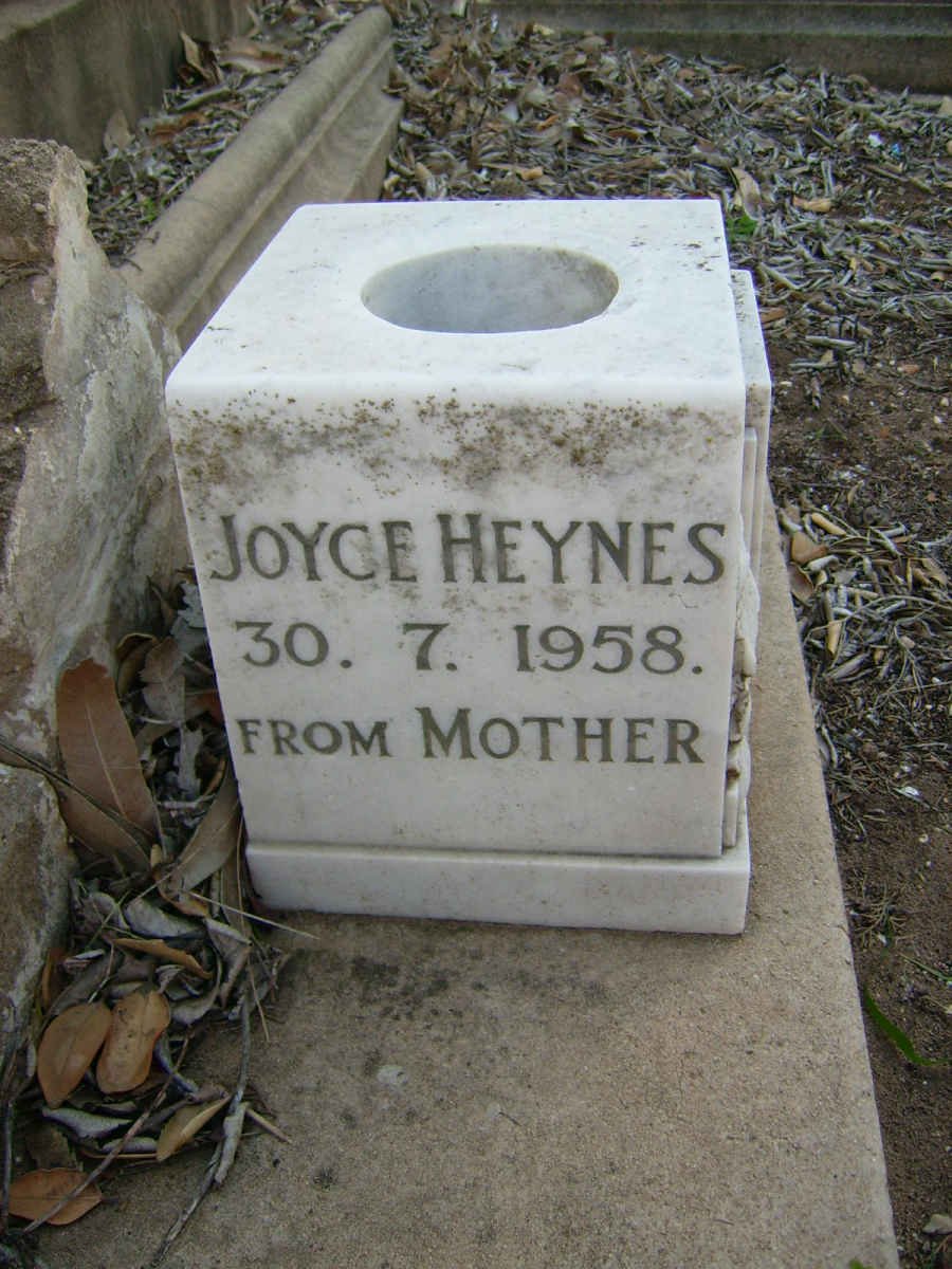 HEYNES Joyce -1958