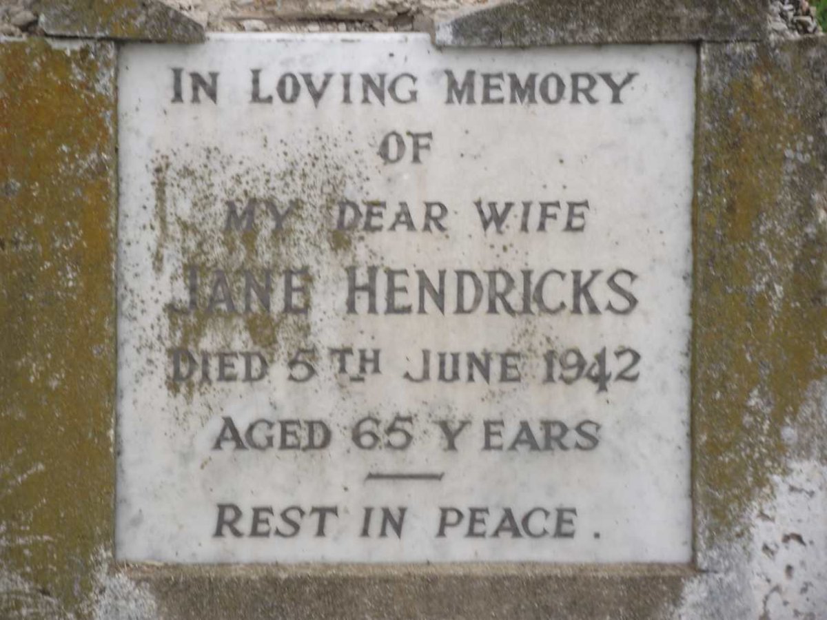 HENDRICKS Jane -1942