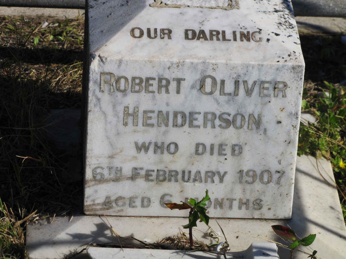 HENDERSON Robert Oliver -1907