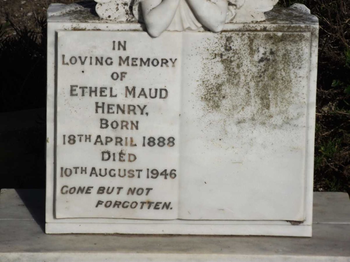 HENRY Ethel Maud 1888-1946