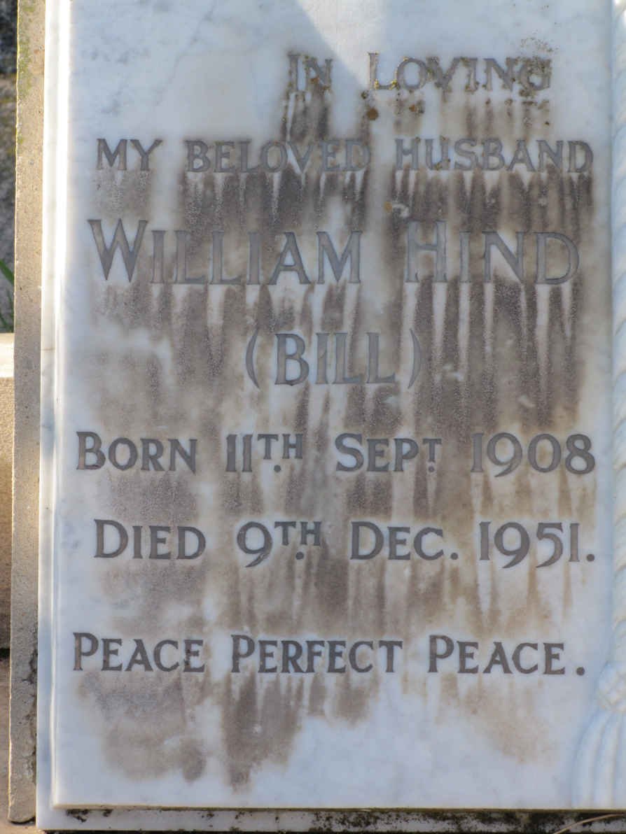 HIND William 1908-1951