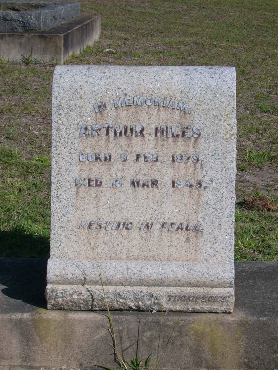 HILES Arthur 1879-1945
