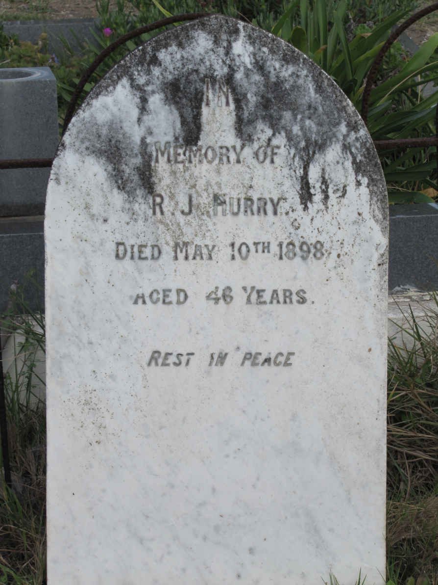 HURRY R.J. -1898