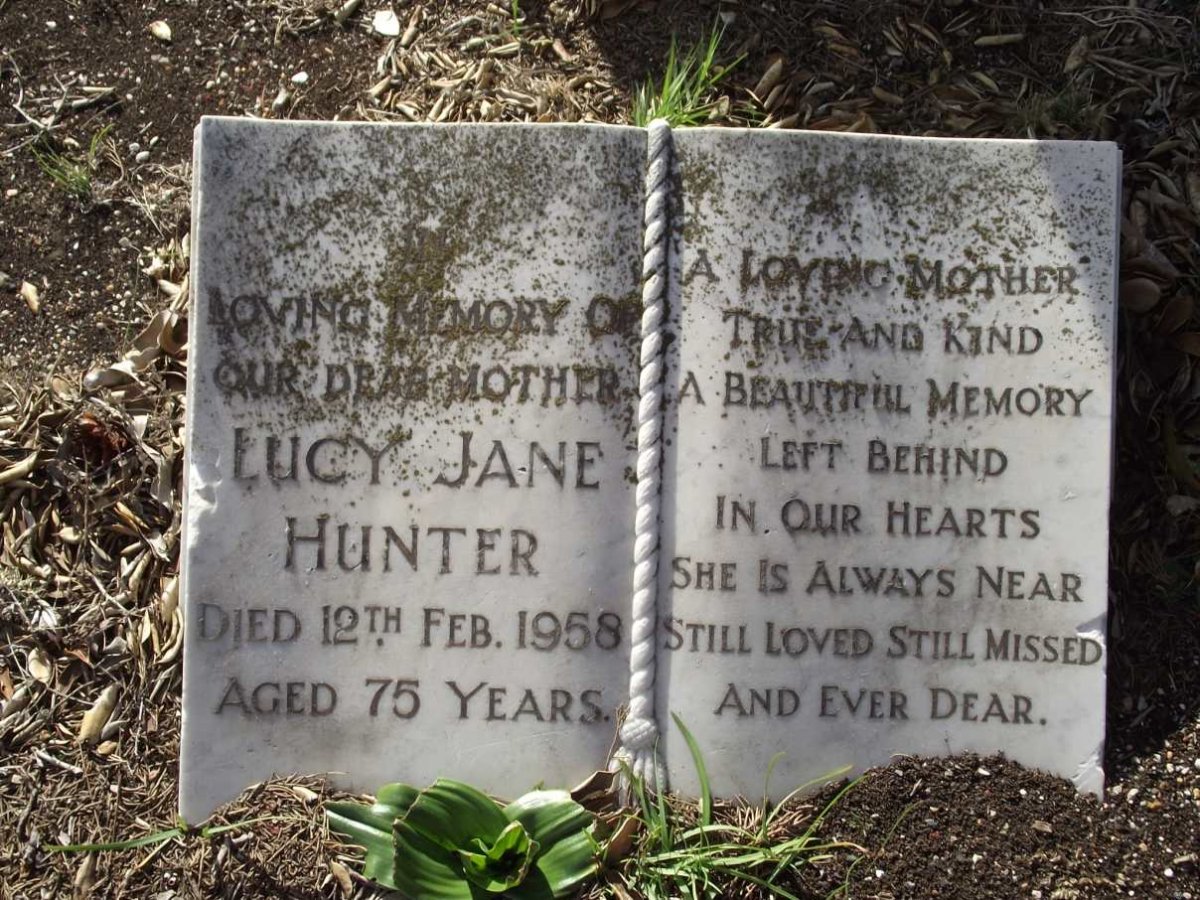 HUNTER Lucy Jane -1958